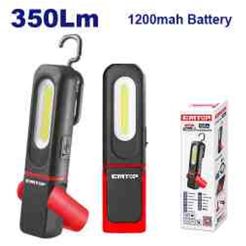 Flashlight 350 Lumens High, 20m Distance, 18650 Battery Included, IP62